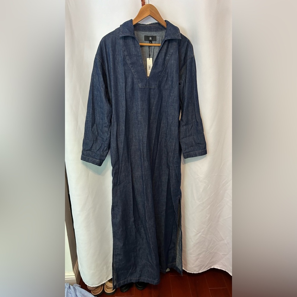 Banana republic Cruz denim maxi dress